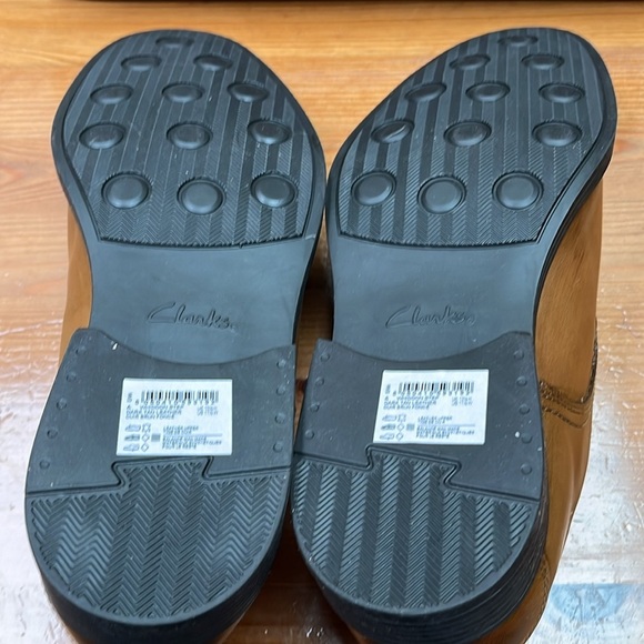 Clarks Men's Brown/Tan Shoes Oxford Loafers Winddon step 11.5 W new in box - Picture 7 of 14